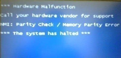 Ram Parity Error .